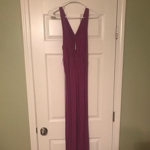 Deep V-Neck Maxi with Cool Back